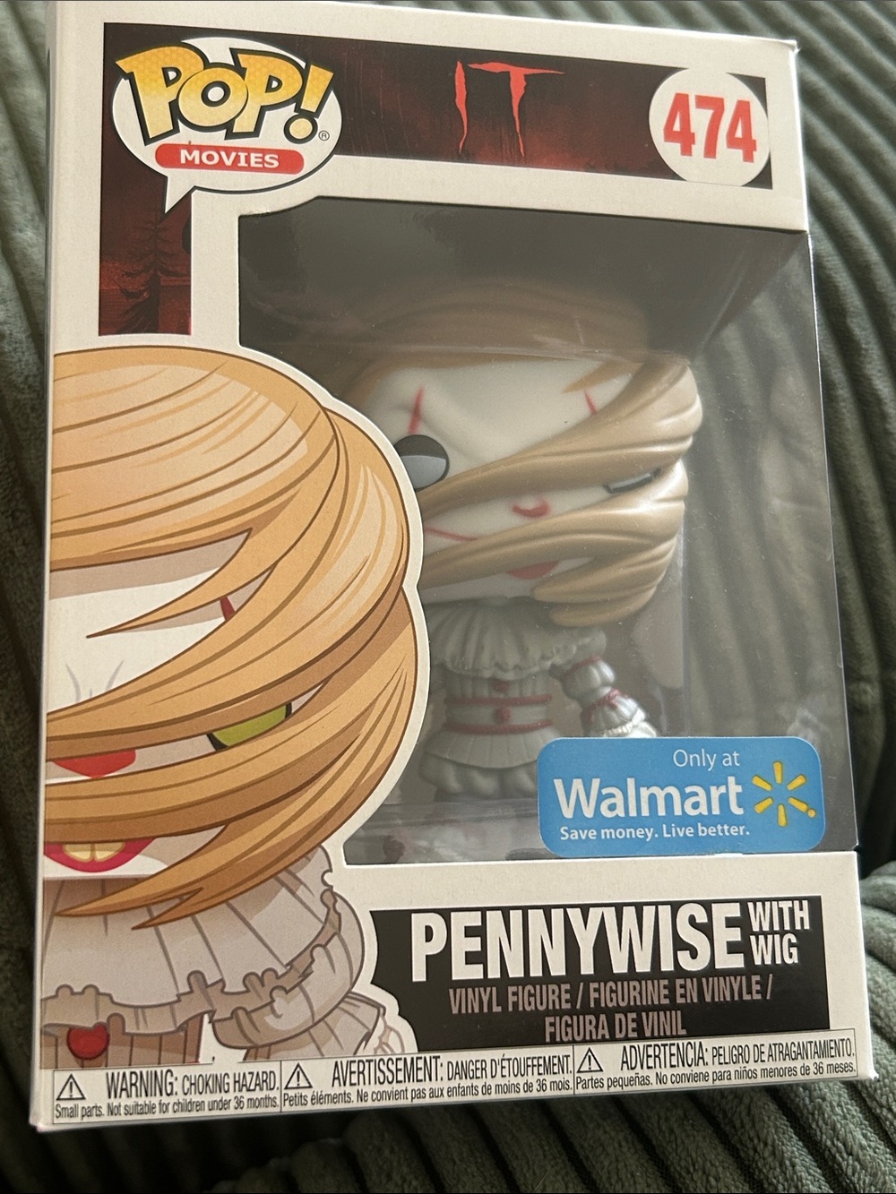 Funko POP! Movies Pennywise With Wig Vinyl Figure